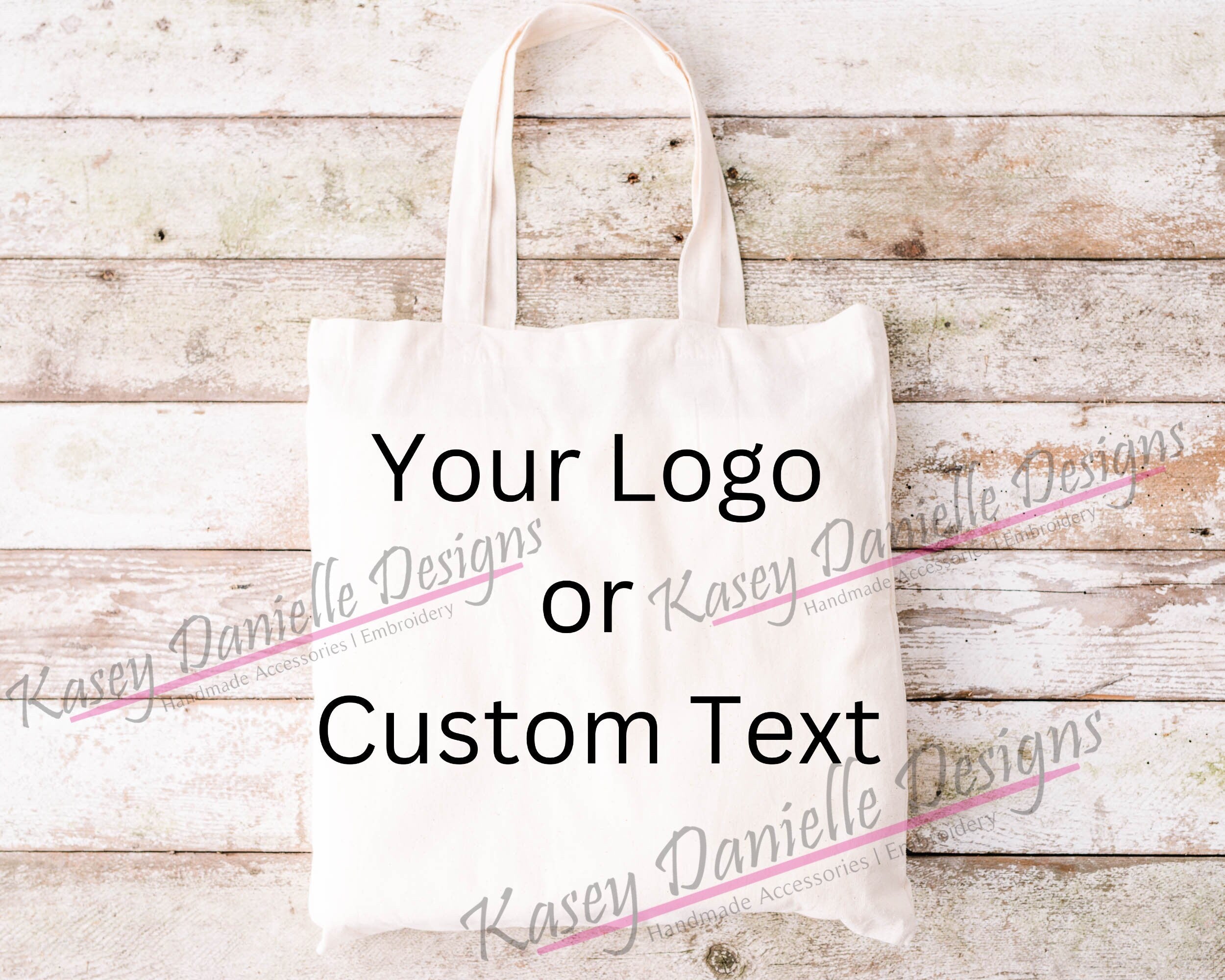 Personalized Retro Repeat Name Tote Bag, Custom Graphic Totes